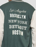 Nevada Knit Varsity Full Wording On Back Jaket Pria