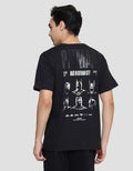 Nevada Backprint Print Batman Kaos Lengan Pendek Pria