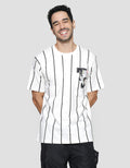 Nevada Aop Stripe Tom And Jerry Kaos Lengan Pendek Pria