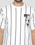 Nevada Aop Stripe Tom And Jerry Kaos Lengan Pendek Pria