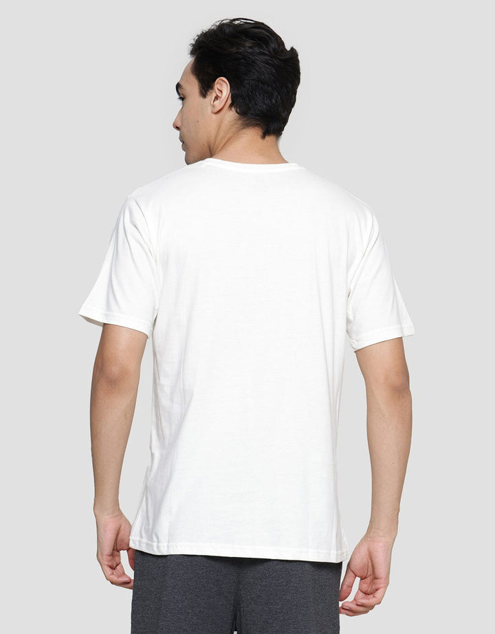 Nevada Photoprint With Puff Wording Kaos Lengan Pendek Pria