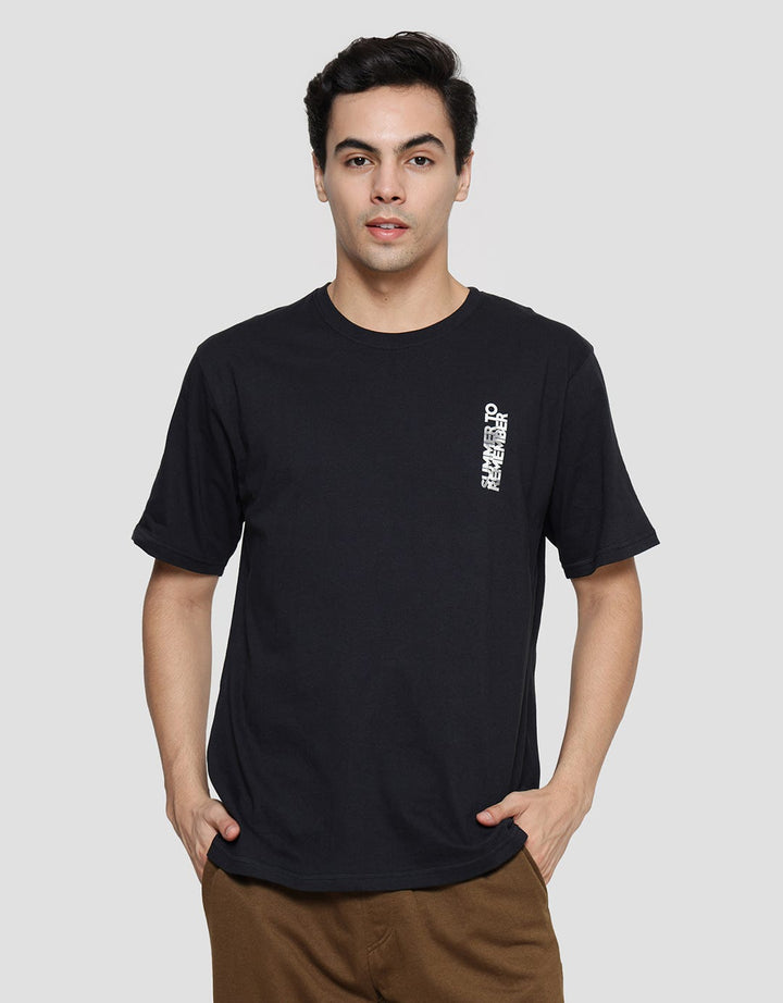 Nevada Backprint Holiday Embro Kaos Lengan Pendek Pria