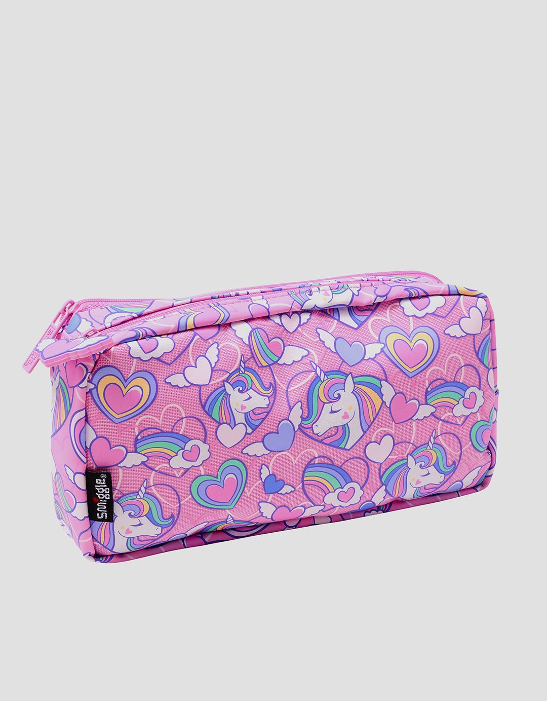 Smiggle Fly High Karakter Unicorn Pocket Tempat Pensil Anak Perempuan