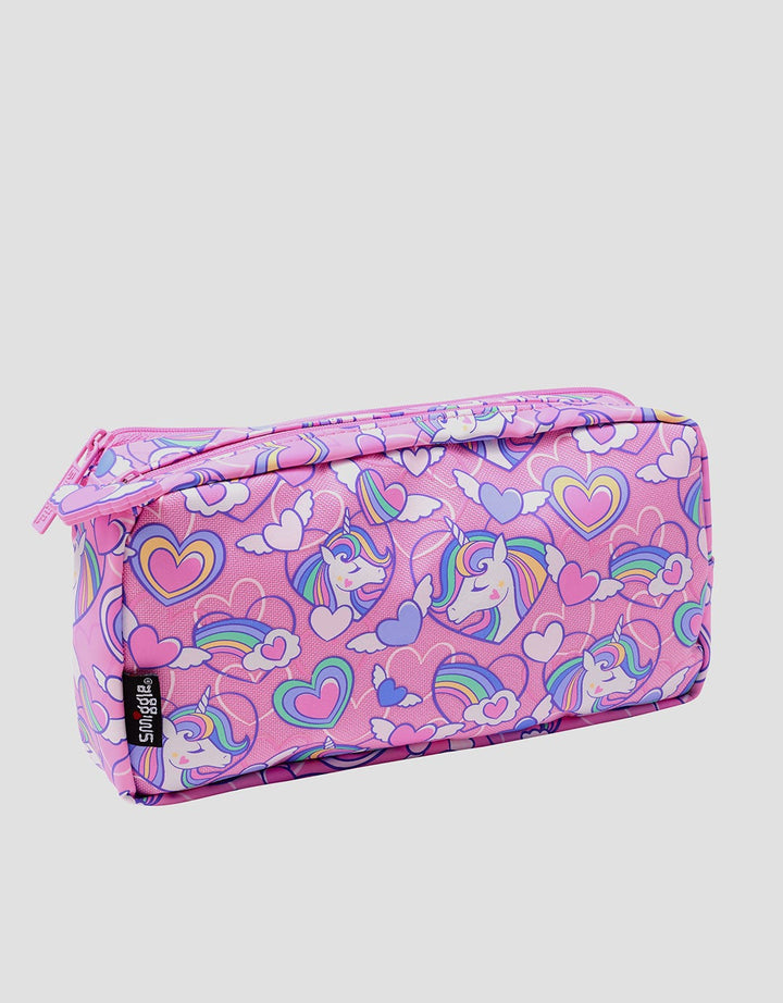 Smiggle Fly High Karakter Unicorn Pocket Tempat Pensil Anak Perempuan