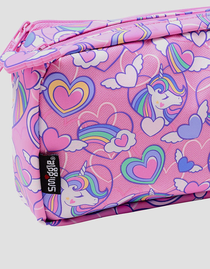 Smiggle Fly High Karakter Unicorn Pocket Tempat Pensil Anak Perempuan