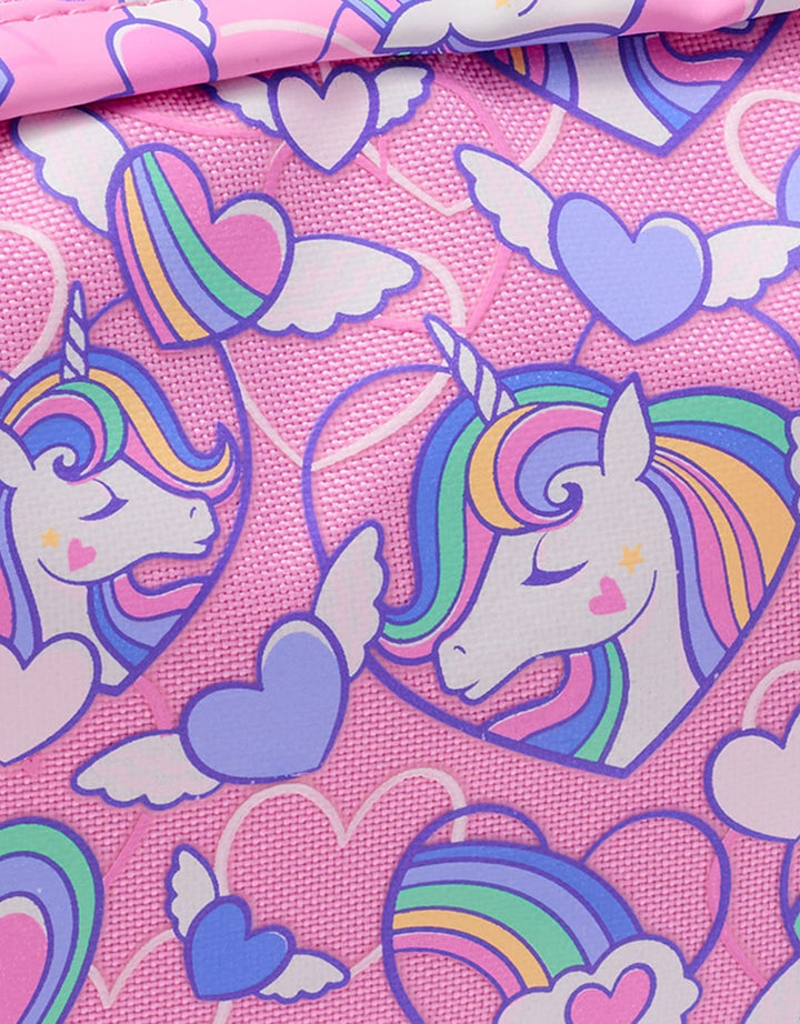 Smiggle Fly High Karakter Unicorn Pocket Tempat Pensil Anak Perempuan