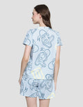 Disney Donald Outline Pajama Set Women