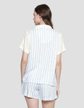 Disney Donald Stripe Piyama Set Wanita
