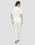 Disney Donald Outline Rayon Piyama Set Wanita