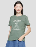 Nevada Just Enjoy Kaos Lengan Pendek Wanita
