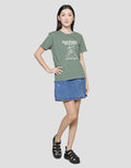 Nevada Just Enjoy Kaos Lengan Pendek Wanita