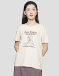 Nevada Just Enjoy Kaos Lengan Pendek Wanita