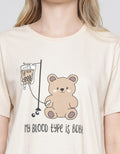 Nevada My Blood Type Is Boba Women's T-Shirt