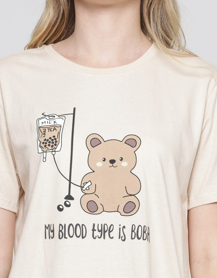Nevada My Blood Type Is Boba Women's T-Shirt
