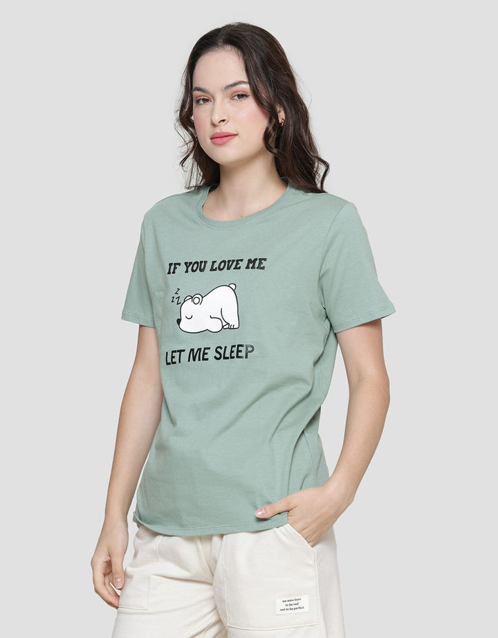 Nevada Let Me Sleep Kaos Wanita