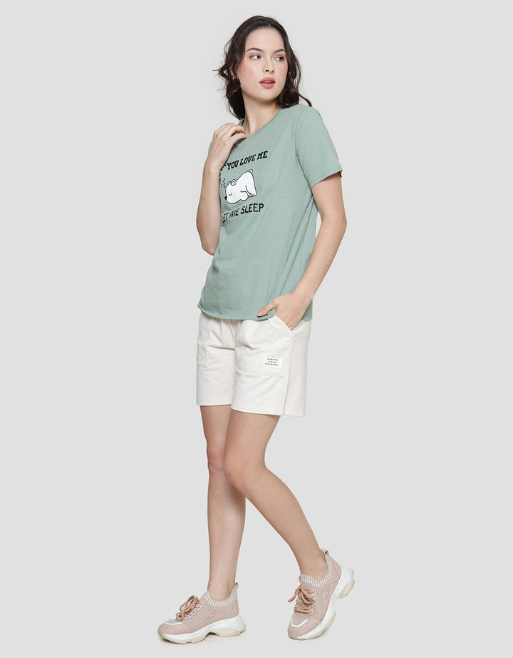 Nevada Let Me Sleep Kaos Wanita