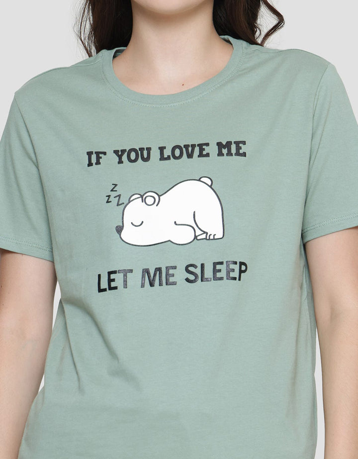 Nevada Let Me Sleep Kaos Wanita