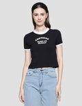Nevada Emotions Make Us Human Print Kaos Lengan Pendek Wanita