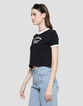 Nevada Emotions Make Us Human Print Kaos Lengan Pendek Wanita