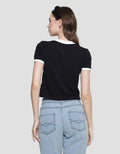 Nevada Emotions Make Us Human Print Kaos Lengan Pendek Wanita