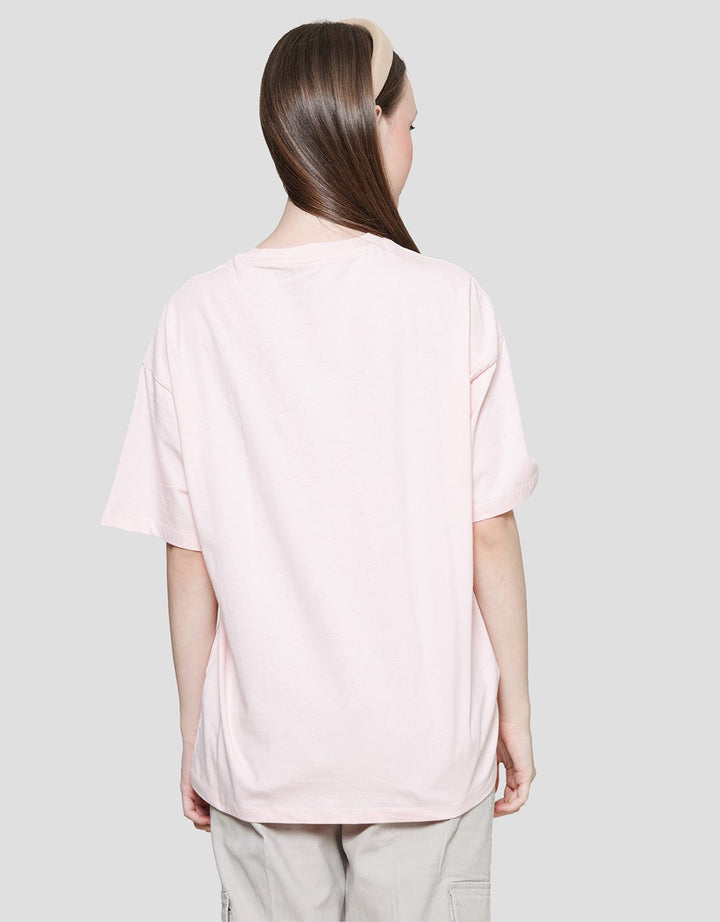 Nevada California Oversize Kaos Lengan Pendek Wanita