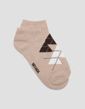 Nevada Ankle Argyle Pattern Kaus Kaki Wanita