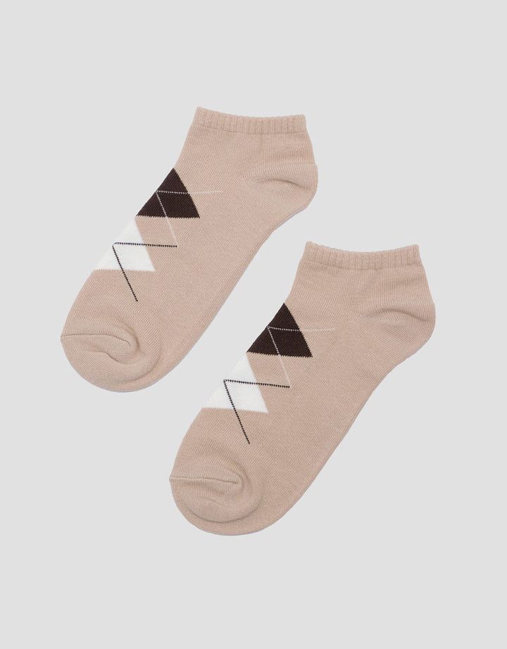 Nevada Ankle Argyle Pattern Women's Socks