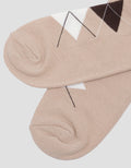 Nevada Ankle Argyle Pattern Kaus Kaki Wanita