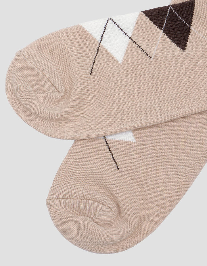 Nevada Ankle Argyle Pattern Women's Socks