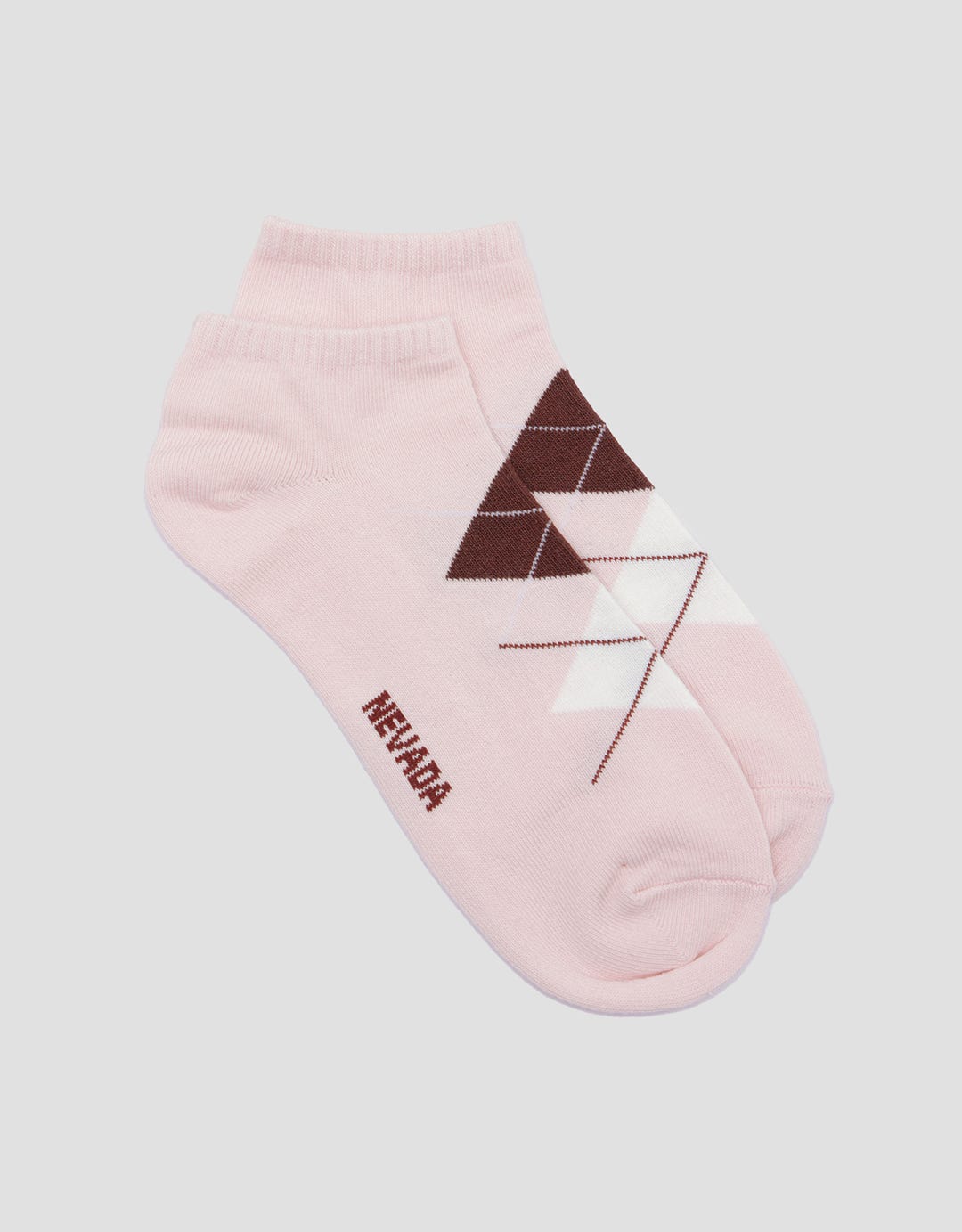Nevada Ankle Argyle Pattern Women's Socks