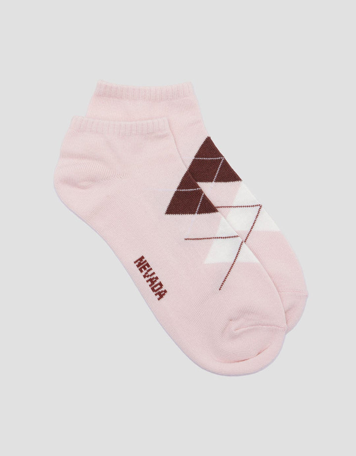 Nevada Ankle Argyle Pattern Women's Socks