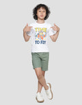 Little M Kaos Print Best Buy Time To Fly Anak Laki-Laki
