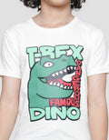 Little M Trex Dino Kaos Lengan Pendek Anak Laki-Laki