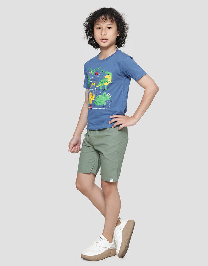 Little M Kaos Print Best Buy Dino Anak Laki-Laki