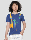 Little M Giraffe Print Kaos Anak Laki-Laki