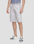 Nevada Rib Bottom Print Slash Line Celana Pendek Pria