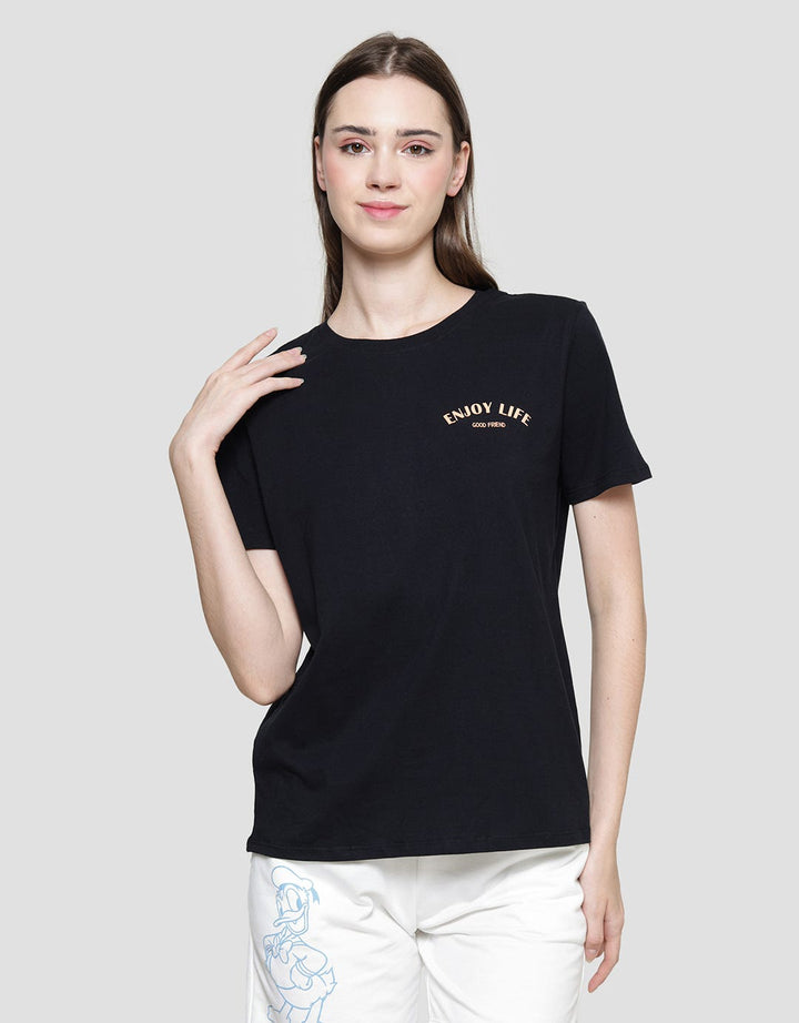 Nevada Reg Enjoy Life Kaos Lengan Pendek Wanita