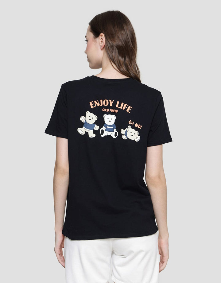 Nevada Reg Enjoy Life Kaos Lengan Pendek Wanita