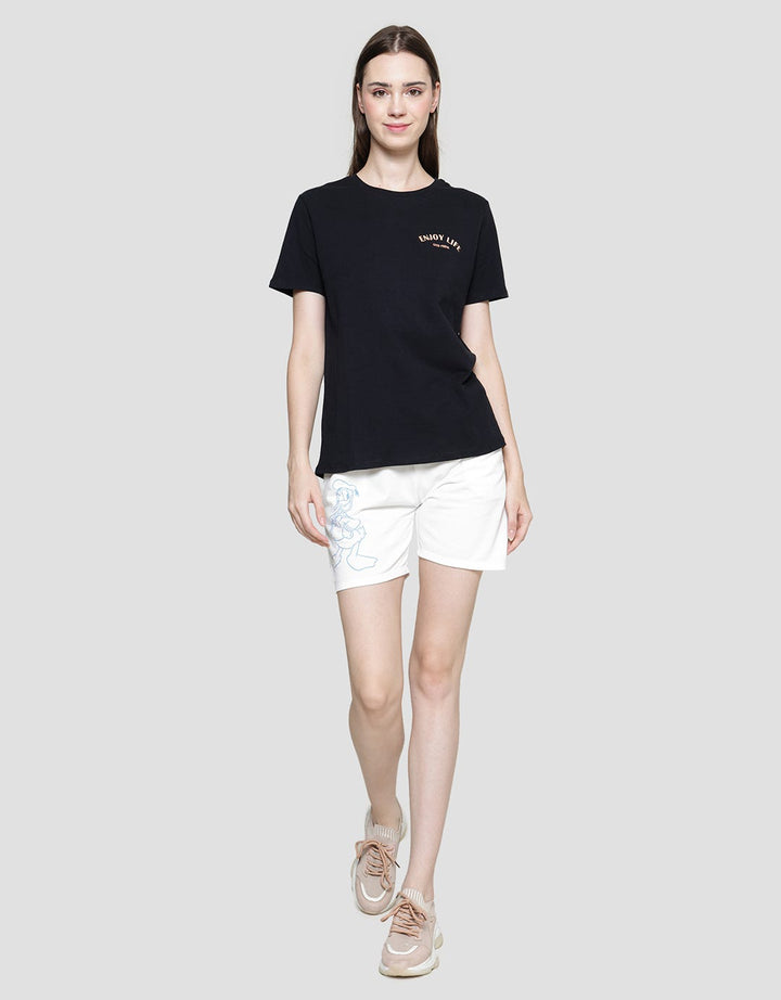 Nevada Reg Enjoy Life Kaos Lengan Pendek Wanita