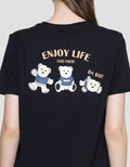 Nevada Reg Enjoy Life Kaos Lengan Pendek Wanita