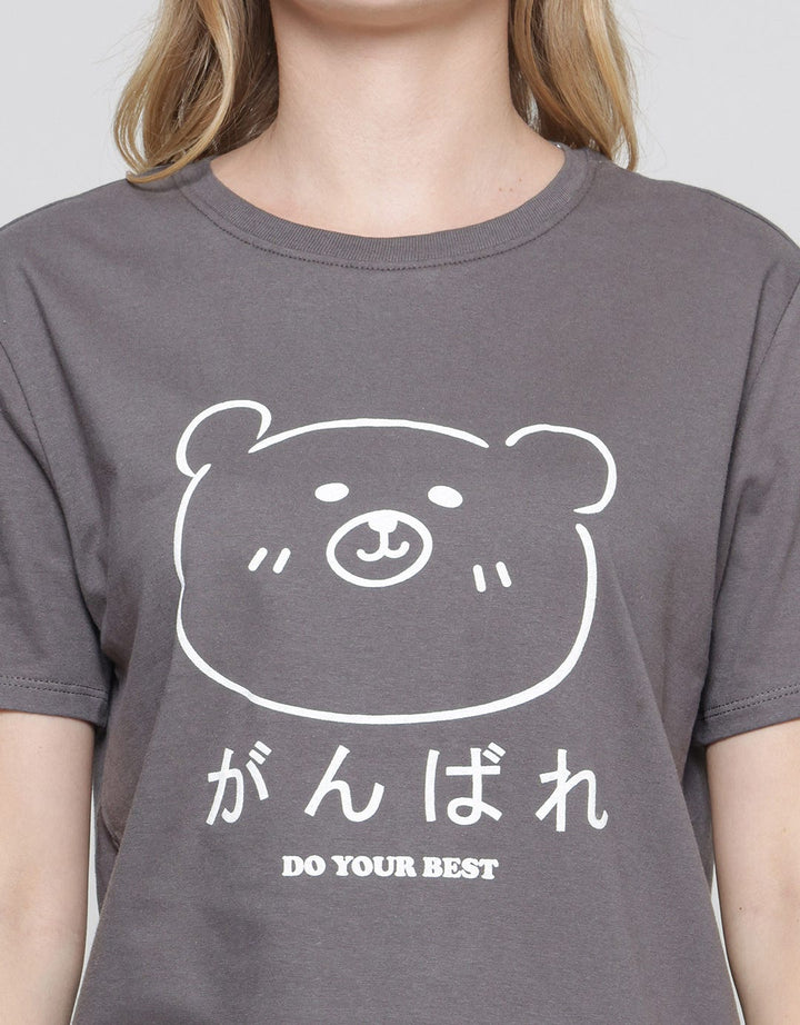 Nevada Do Your Best Kaos Lengan Pendek Wanita