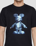 Disney Mickey Anime Robotic Kaos Lengan Pendek Pria