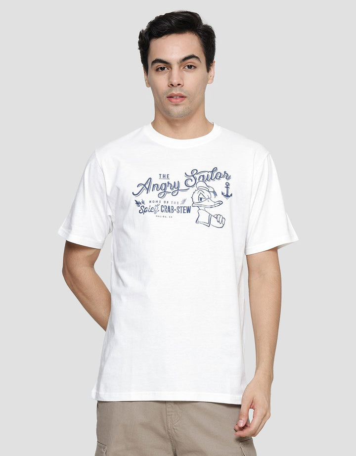 Disney Donald The Angry Sailor Kaos Lengan Pendek Pria