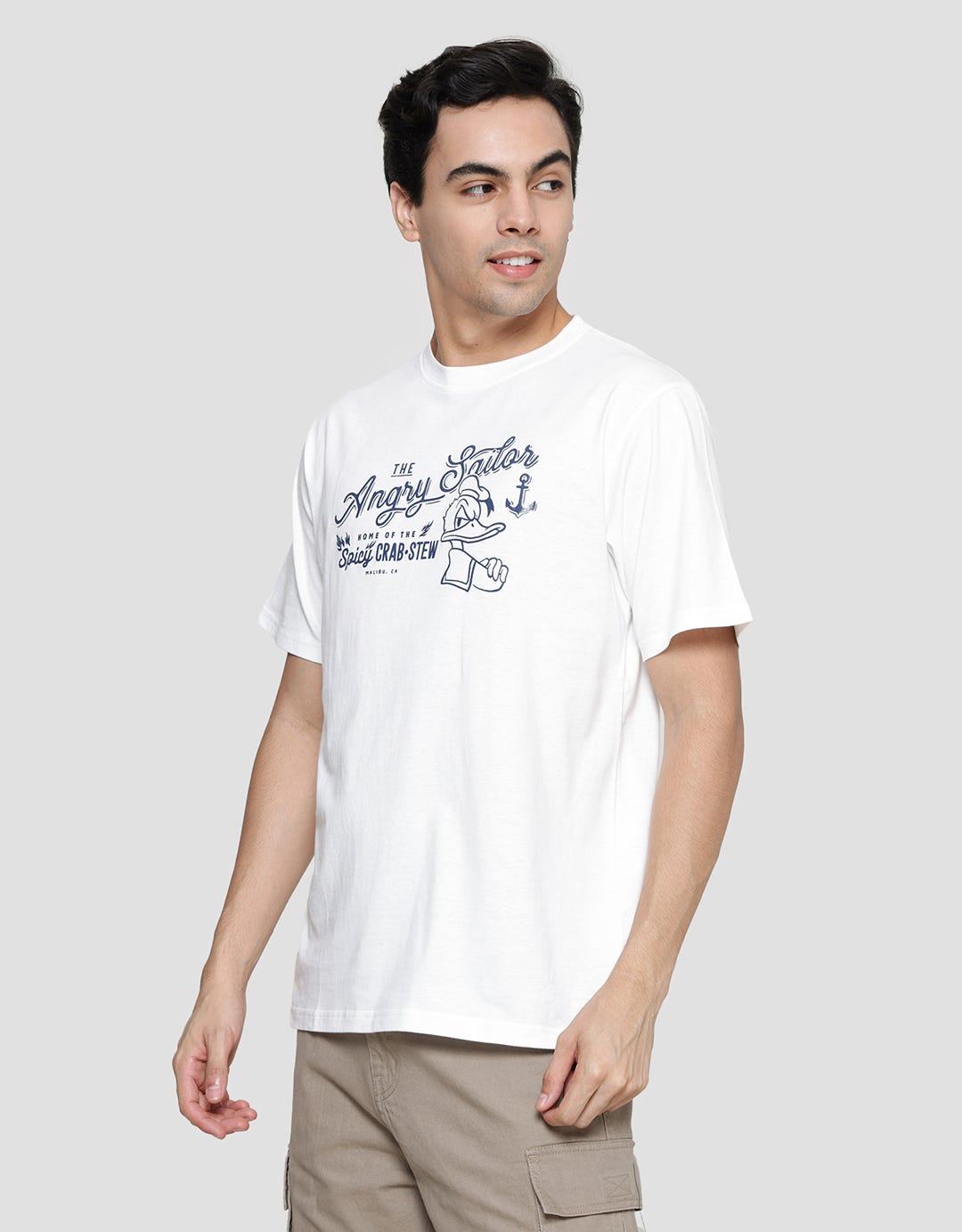 Disney Donald The Angry Sailor Kaos Lengan Pendek Pria