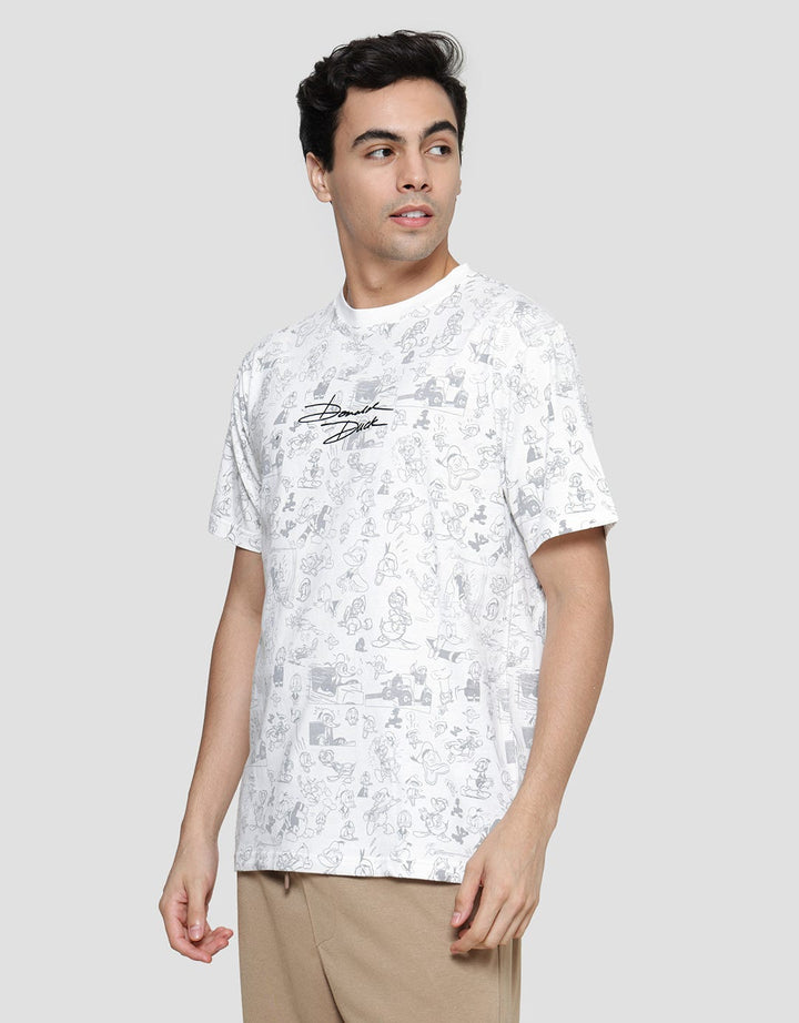 Disney Donald Duck In Actions Men's Short Sleeve T-Shirt