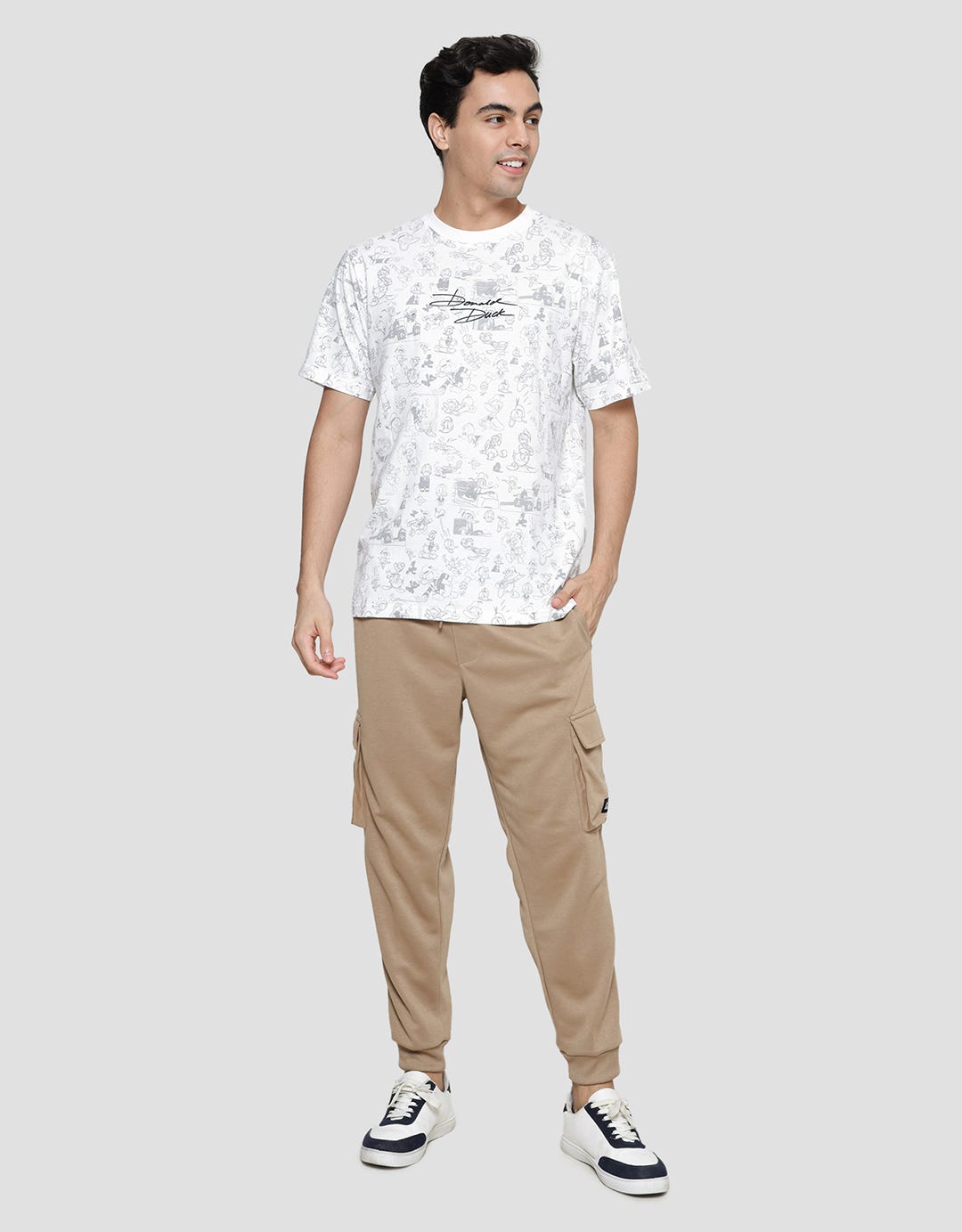 Disney Donald Duck In Actions Men's Short Sleeve T-Shirt