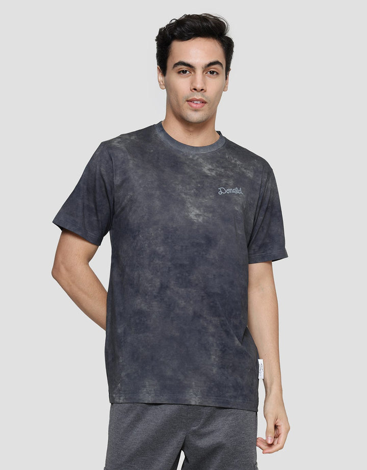 Disney Donald Tie Dye Warning Danger In Back Men's Short Sleeve T-Shirt
