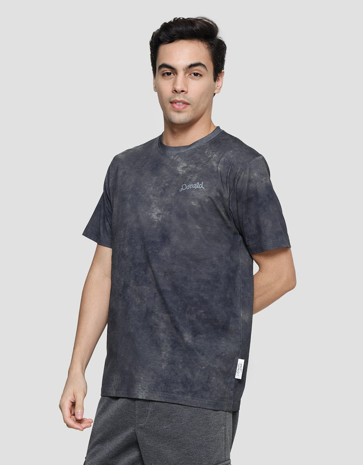 Disney Donald Tie Dye Warning Danger In Back Men's Short Sleeve T-Shirt