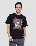 Marvel Deadpool X Wolverine Kaos Lengan Pendek Pria