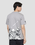 Marvel Deadpool X Wolverine Backprint Kaos Pria